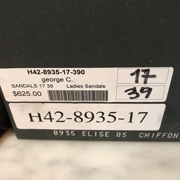 Roberto Del Carlo black leather sling back size 39 BRAND NEW - Picture 5 of 7